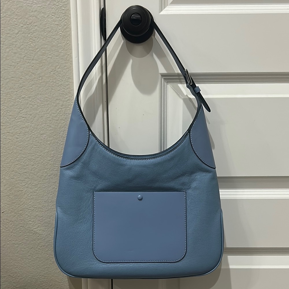 Kate Spade Blue Leather Shoulder Bag - Picture 3 of 6